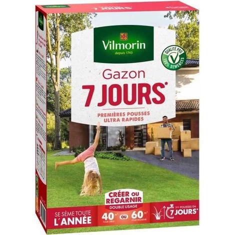 Sementi per prato VILMORIN 7 giorni, 1 kg, 40 m² VILMORIN (1/2)