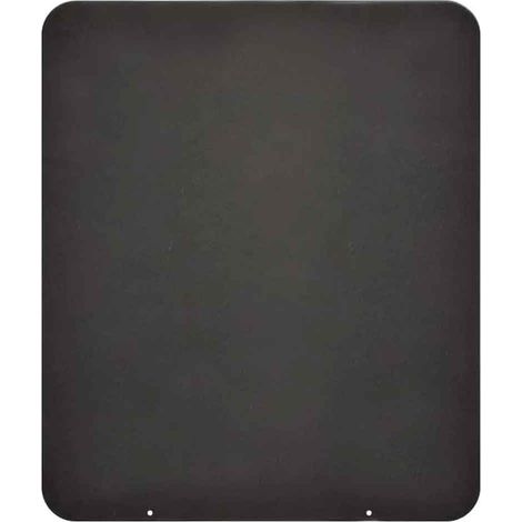 Unterlage Kaminmatte f�r Holz- und Pelletofen, aus Stahl 70x60 cm
