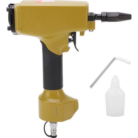Pistolet pneumatique à dérivetage et poinçonnage pour tôle métallique fer - Outil électrique de perforation (1/5)