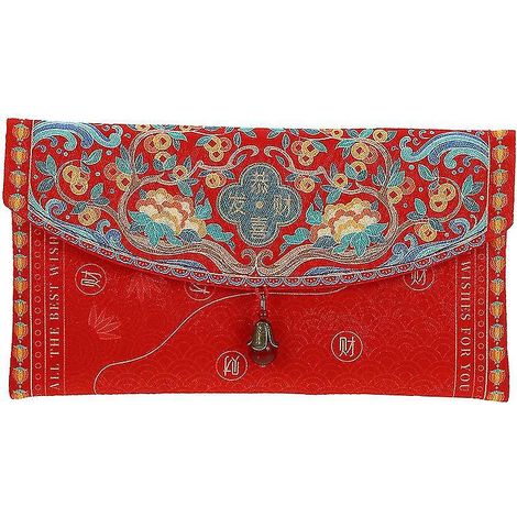 1 enveloppe rouge tachée (1/3)