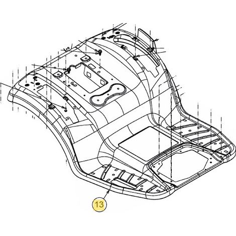 RADABDECKUNG GELB CUB CADET RASENTRAKTOR ORIGINAL MTD 783-08279CCY