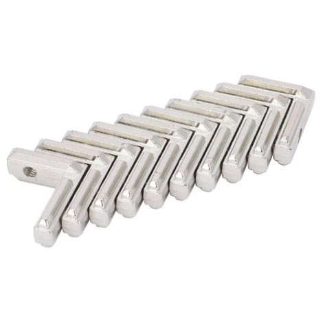 Profilé en aluminium en forme de L, connecteur d'angle intérieur, équerre en acier au carbone (EU-3030) (1/5)