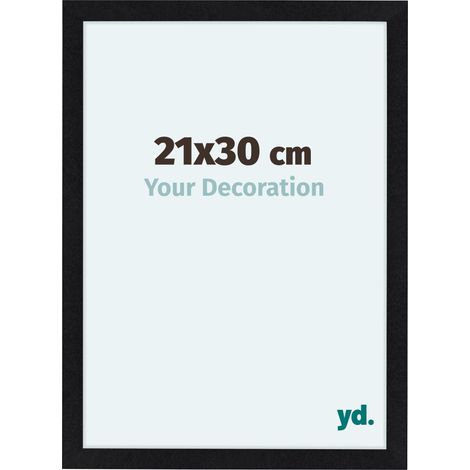 yd. - Cadre photo 21x30 - Noir Mat - MDF - Como (1/5)