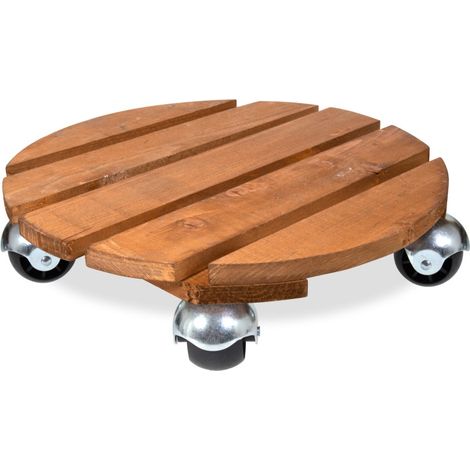 Roule-plante Bois rond naturel "Basics " 37,5 cm