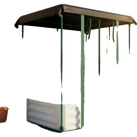 Kit de bancal elevado para jardín, con autorriego y protección contra insectos, 60x60x30cm (1/5)