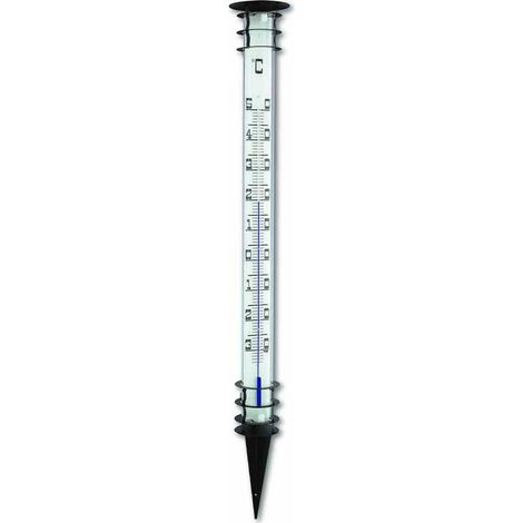 Analoges Gartenthermometer Jumbo aus Metall Höhe 115 cm, zum Einstecken in den Boden (1/3)