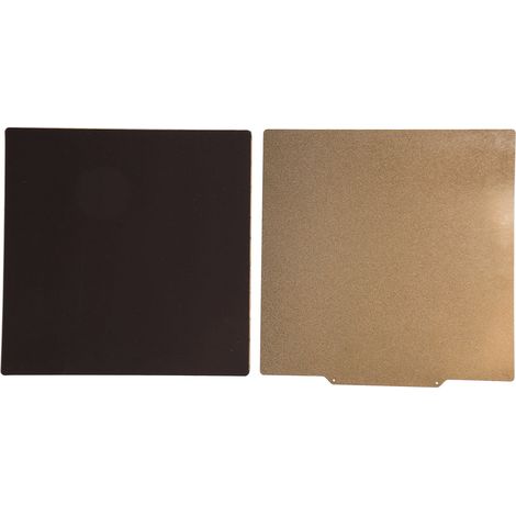 Cette imprimante 3D est dotée d'un plateau en acier flexible double face en feuille PEI (310 x 310 mm) avec surface magnétique PEI+ pour l'impression de pièces. Elle est compatible avec toutes les imp (1/5)