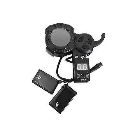 72V LCD-Display-Armaturenbrett-Messgerät-Kit für Zero 8 9 10 8X 10X 11X Elektroroller mit Kartenlesefunktion