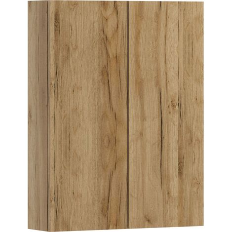 Mobile pensile EVA 60 sopra Geberit, rovere artigianale color oro (1/4)