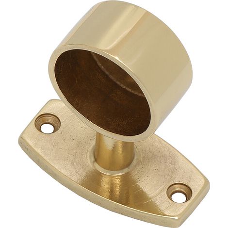5PZ FINALE OTTONE LUCIDO VERDE DA AVVITARE X TUBO MM.18 (1/2)