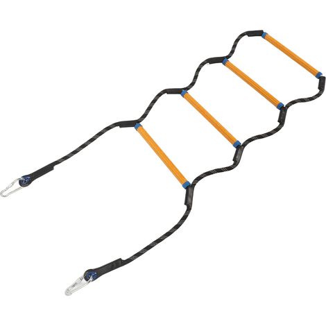 Échelle de corde de bain marine robuste et fiable, capacité de charge de 180 kg, portable et antidérapante, pour bateaux pneumatiques, kayaks et bateaux à moteur. (1/5)