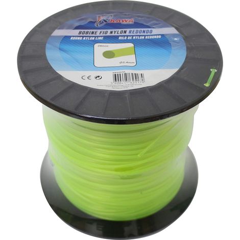 Kawapower Hilo de nylon redondo 2,4 mm 280 m (1/2)