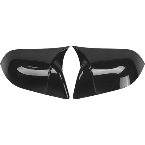 Coques de rétroviseurs extérieurs gauche et droite Noir Brillant, coques add-on compatibles Tesla Model 3 2017-2020 (1/5)