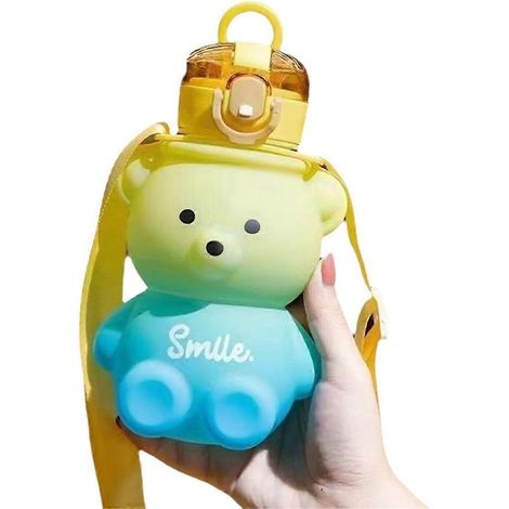 Stück niedlicher Wasserbecher mit Farbverlauf, Sommer, hochwertiger Plastikbecher für Mädchen C--