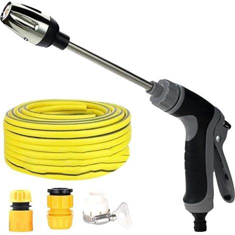 Nettoyeur haute pression pour tuyau d'arrosage Pulvérisateur puissant Buse jardin, cour, terrasse - (1/5)