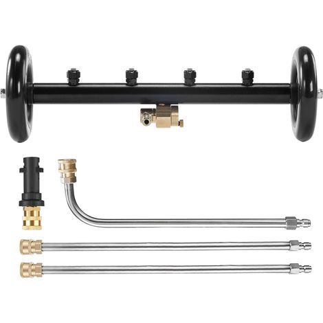 Tool Daily Car Cleaner Dual Function for K2-K7, 40 cm Under Car Cleaner with 3 Lance Extensions, Under Frame Cleaner, 4 Nozzles, 1/4" Quick Connect, 280 Bar (1/5)
