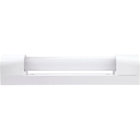 ARIC Réglette led pour salle de bain Bagno S19 l'interrupteur + prise, ARIC, L.35.1 cm 7.2 W blanc (1/8)