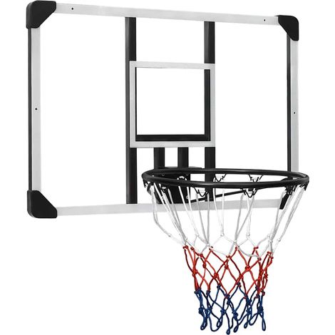 Panneau de basket-ball Transparent 90x60x2,5 cm Polycarbonate