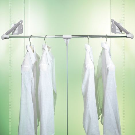 Penderie escamotable double 10 kg - fixation latérale - LIFT 500