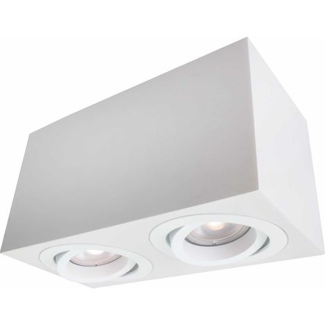 Lyon 2 GU10 Einbauleuchte, weißes Licht, Prestige LP-5881/2SM WH (1/3)