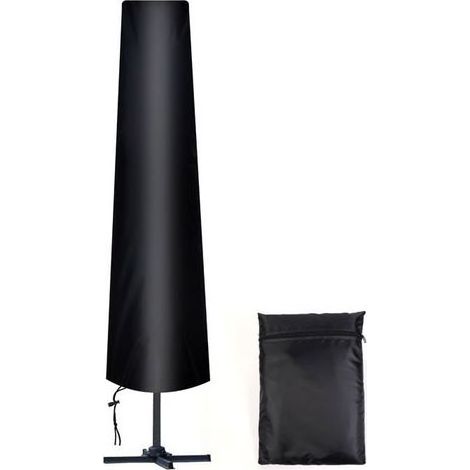 Housse Parasol Droit 300 cm,210D Oxford Housse de Protection pour Parasol avec Sac de Rangement,Résistant aux Intempéries,aux UV (1/5)