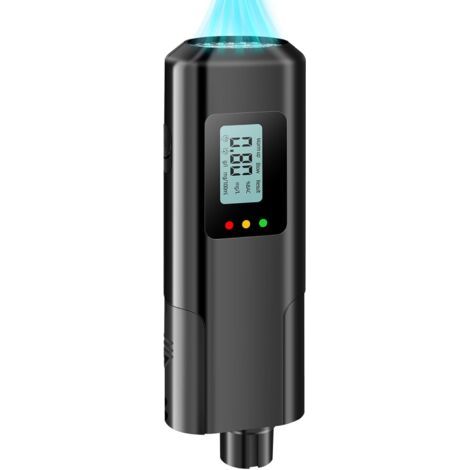 Alcootest portable certifié - Test d'alcool portable sans contact professionnel avec affichage numérique LCD et puce haute sensibilité pour usage domestique et fêtes (1/5)