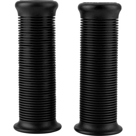 Paire de poignées de guidon universelles en TPU pour moto, 1 pouce, 25mm/ 1.1 pouces, 28mm, Vintage, noires