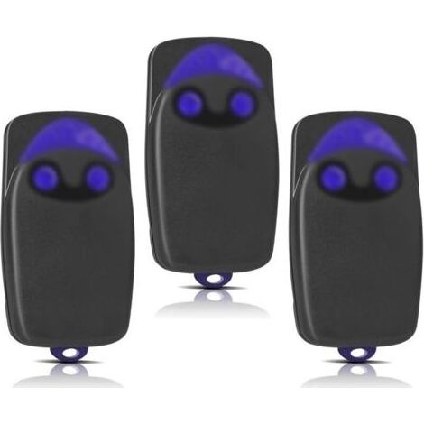 3 Pièces Remplacement pour télécommande NICE, télécommande portail 433,92MHz 2 canaux, compatible avec Flo1r-s, Flo2r-s, Flo4r-s (1/4)