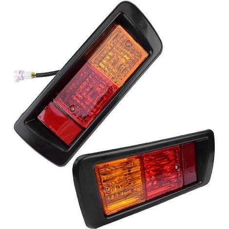 Paire de feux antibrouillard arrière 81550-60440 pour Toyota Land Cruiser Prado 1996-2002 (1/4)