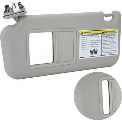 – Pare-soleil conducteur gauche pour RAV4 2006-2009 – Matériau ABS gris – Ajustement OE – Durabilité et qualité d'origine - 74320-42501-B2