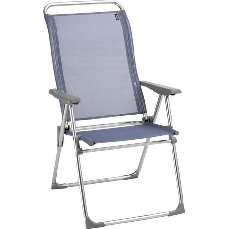 Mehrpositions-Campingsessel - Alu Cham - Batyline® Iso - Blau Ocean - Lafuma Mobilier