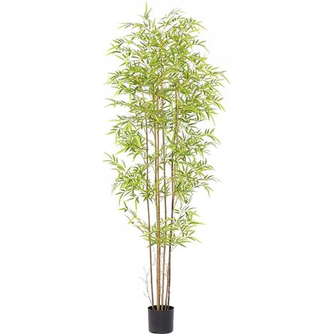 PIANTA DI BAMBÙ ARTIFICIALE XXL IN VASO REALISTICO 180 cm PER CASA E UFFICIO