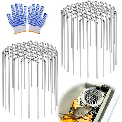 Crapaudine de Gouttière 2 Pièces 75mm Grille Gouttière Anti Feuilles Filtre Gouttiere Protection Anti-Feuilles Gouttières (1/5)
