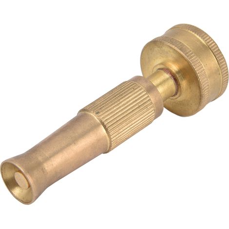 Verstellbarer, schwenkbarer Duschkopf aus massivem Messing, Adapter für Gartenbewässerungspistole, robuste Sprühdüse für Gartenschlauch (1/5)