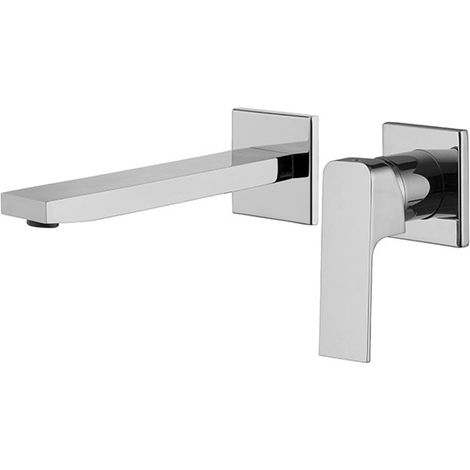 RUBINETTO MISCELATORE LAVABO A PARETE PIASTRA DIVISA FIMA CARLO FRATTINI FIT F3391NLX8CR