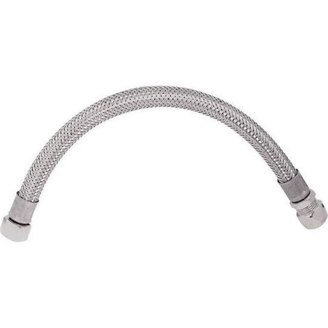 SOMATHERM FOR YOU - dado di raccordo del tubo sanitario girando a destra femminile 15/21 (1/2) - bicono dritto per diametro del tubo di rame 12 - Lunghezza 30 cm - DN8