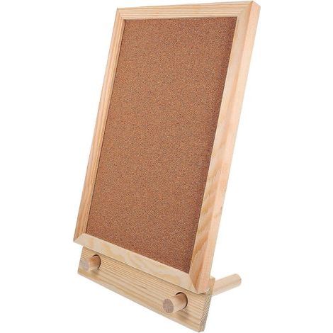 Kork-Pinnwand fürs Büro – Nachrichtentafel – Erinnerungstafel – Schwarzes Brett – Büro-Notizbrett – 34,20 x 20,00 x 3,00 cm (1/4)