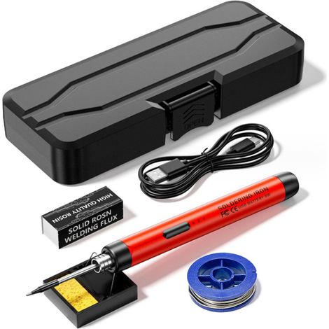 Irovami Fer souder intelligent USB 300-450°C – Portable, multifonction – Idéal pour réparation, électronique, atelier (1/5)