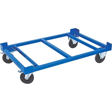 BRB Fahrgestell für Paletten, Gitterboxen, Behälter, LxBxH 1220x820x330 mm, Tragkraft 1 kg (1/3)