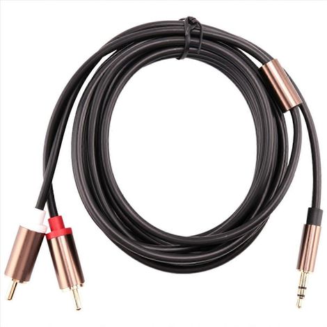 Câble répartiteur audio jack 3,5 mm mâle vers deux mâles, 1 m (1/5)