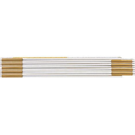 Metro pieghevole 2 m NEO TOOLS 74-020 bianco e giallo