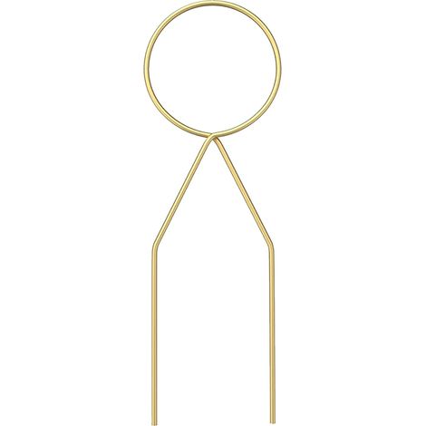 Support Pour Plantes Grimpantes - Treillis Métallique Doré pour Pot - Structure de Soutien Intérieure pour Plantes en Pot - 1 Pièce (1/3)