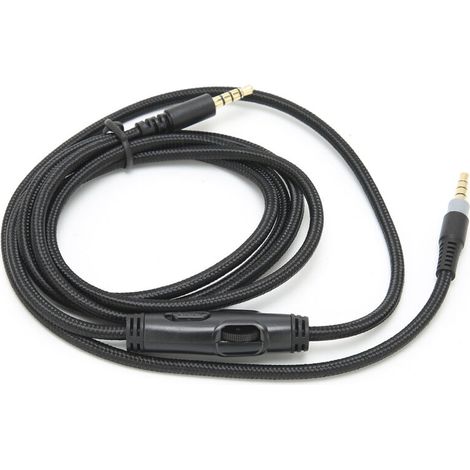 3.5mm Male to Audio Headphone Cable with Volume Control for HyperX Cloud (1/5)