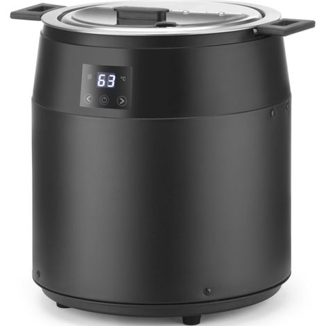 Hervidor eléctrico termo para sopa SIN AGUA 10 l 450 W - negro