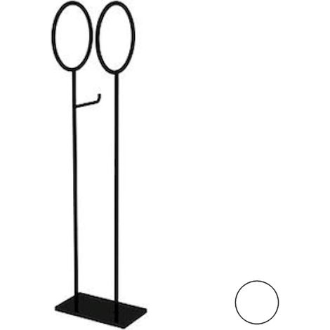 BERTOCCI Moon piantana porta salvietta con porta rotolo bianco sale codice prod: 14703780200