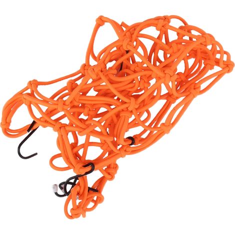 Casque Moto Filet Latex pour Voiture Électrique Sportive Tout-Terrain, Couleur Orange, Équipement Auto (1/5)