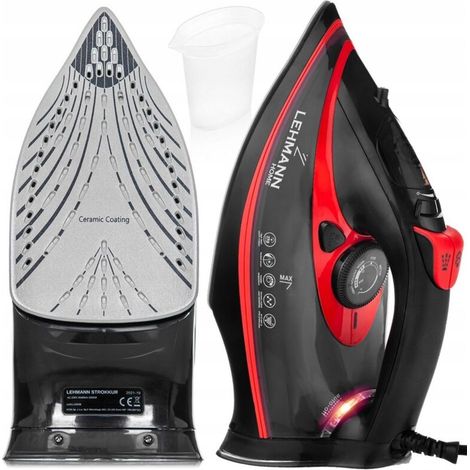 Fer à repasser vapeur céramique Fireman 3000W 9 en 1 anti-gouttes, repassage vertical