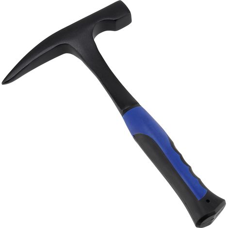Marteau de pioche de 793,8 g, marteau de géologie avec pointe pointue et poignée antidérapante absorbant les chocs, marteaux de maçonnerie, bon équilibre (1/5)