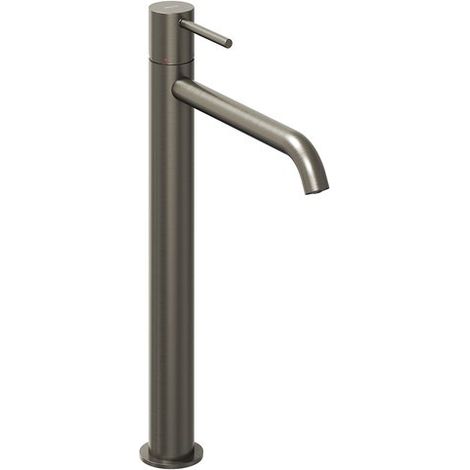 ES 015.20GB Grifos de caño alto para lavabo 340mm sin desagüe, Graphite Brushed (1/4)