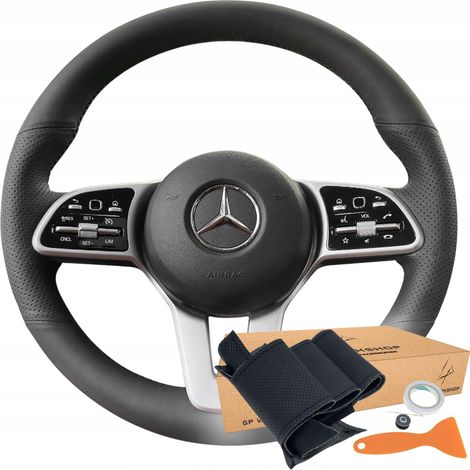 COUVRE-VOLANT POUR MERCEDES BENZ C W205 A W177 E W213 S W222 (1/5)